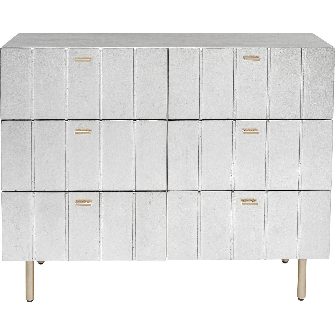 kare-design-kommode-venice-line-silber-89x106x40-cm-mit-6-schubladen image 1