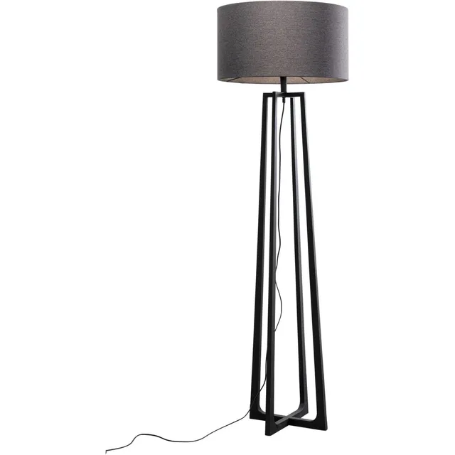 kare-design-stehlampe-timon-schwarz-stehleuchte-160x50x50-cm-stahl-seide image 1