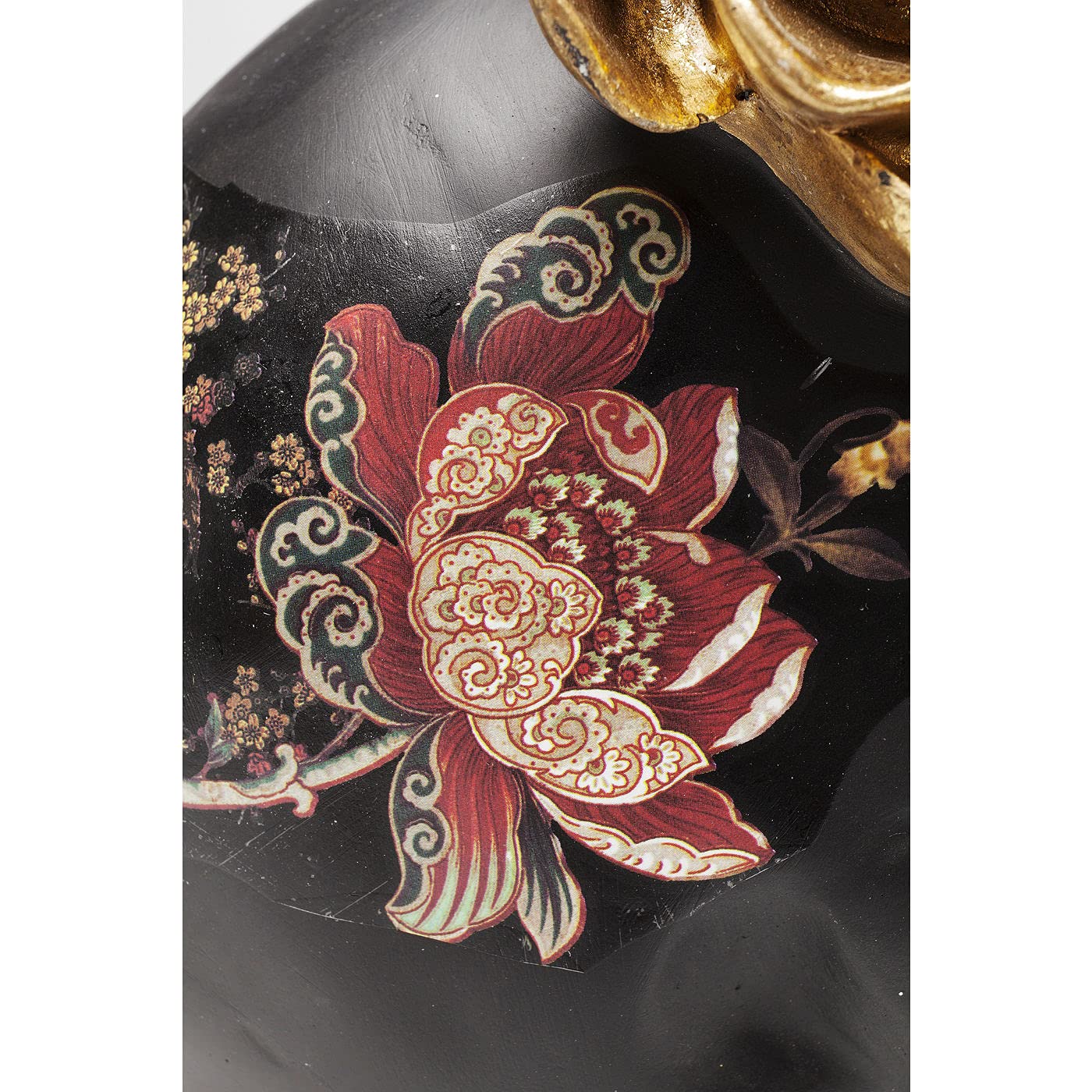 kare-design-deko-objekt-flower-skull-schwarz-totenkopf-skulptur-22-3x24x17-1-cm image 8