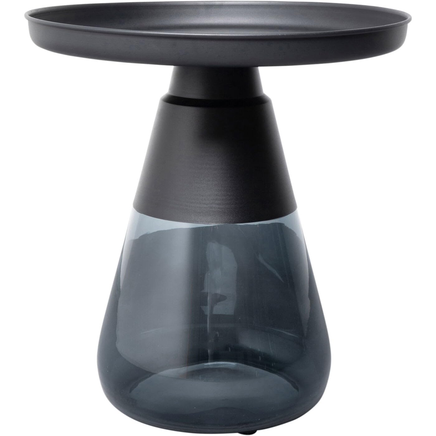 kare-design-beistelltisch-bottiglia-smoke-schwarz-50-cm-runder-couchtisch-glas-s image 4