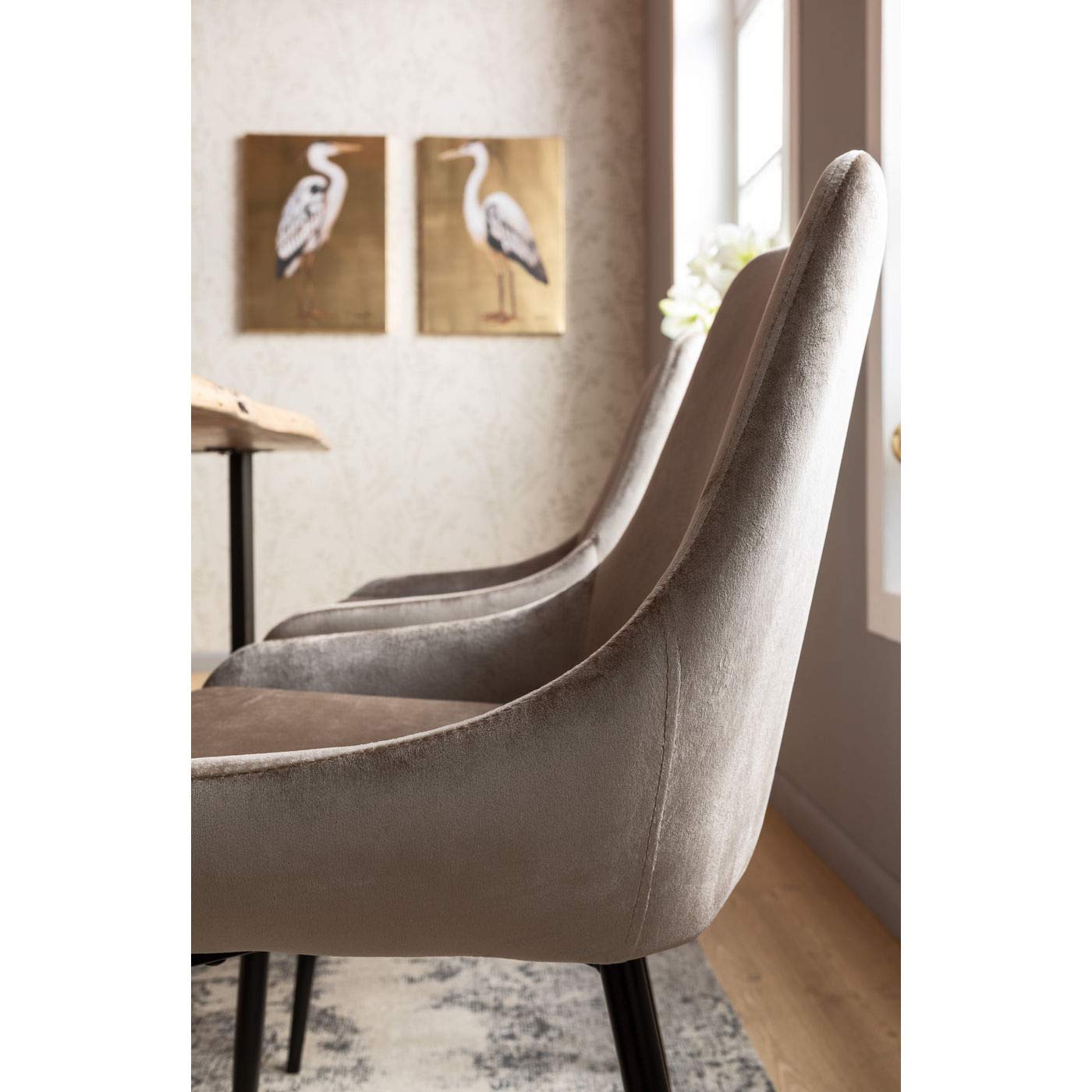 kare-design-stuhl-east-side-pearl-beige-esszimmerstuhl-samtoptik-95x52x63-cm image 8