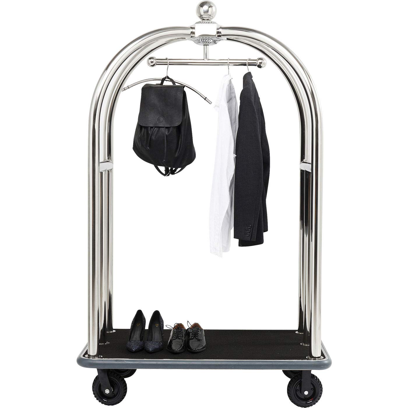 kare-design-vegas-vip-gep-ckwagen-garderobe-silber-62-x-105-x-186-cm image 1