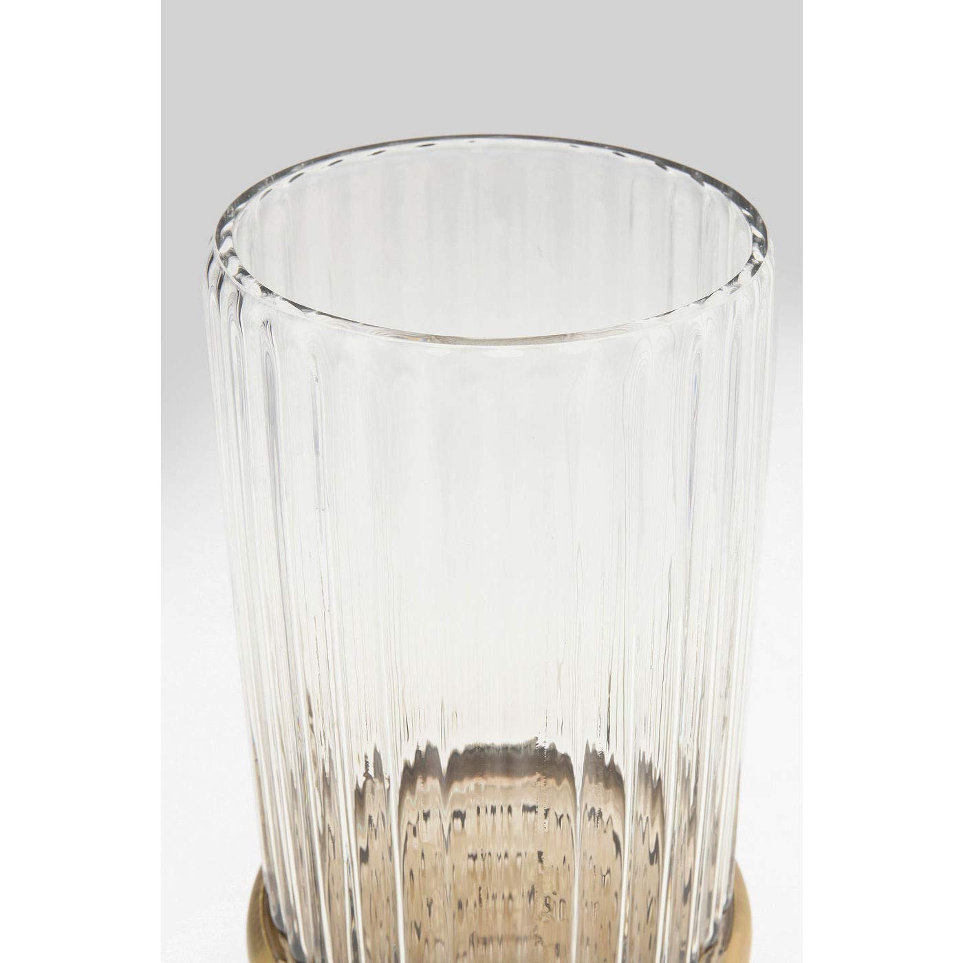 kare-design-vase-la-glas-klar-gold-glasvase-zylinder image 5