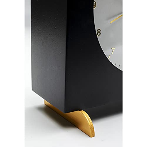 kare-design-wecker-kian-12x13-cm-schwarz-tischuhr-quarzuhrwerk-metall image 8