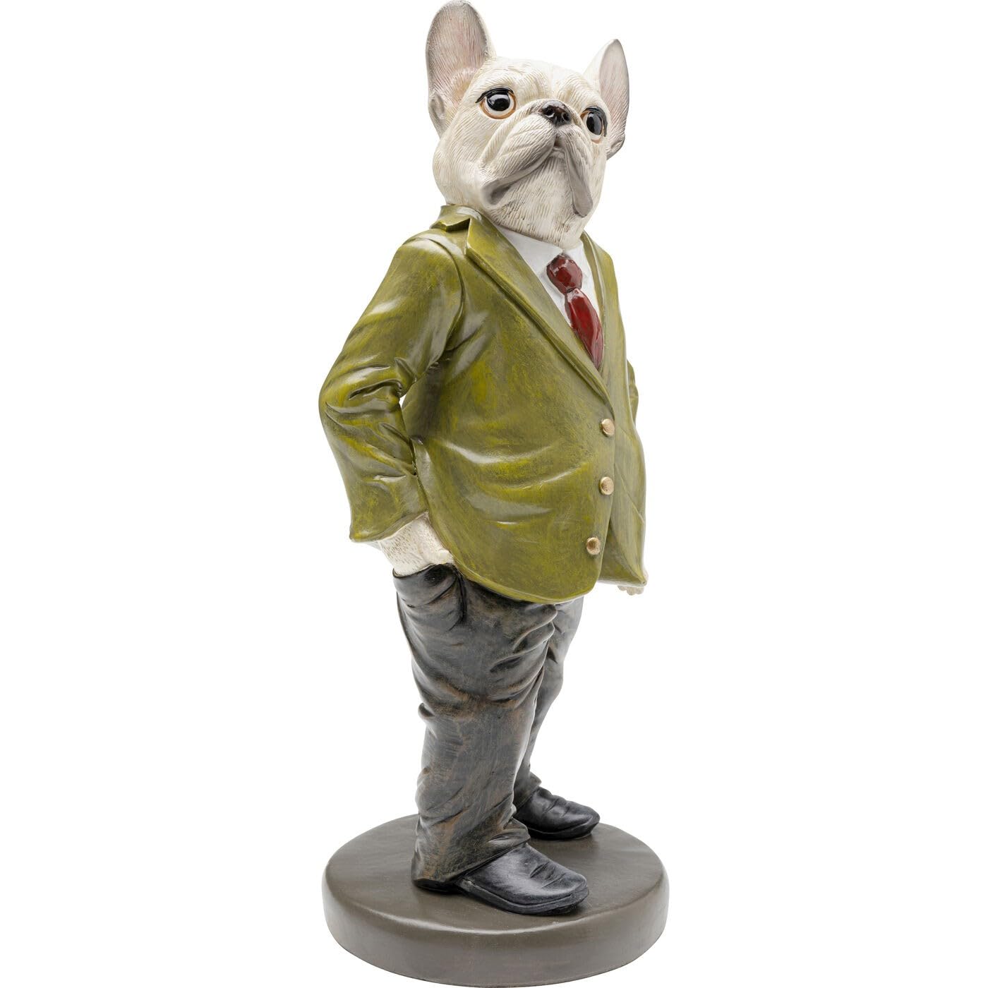 kare-design-gentleman-dog-deko-figur-hund-35-cm image 1
