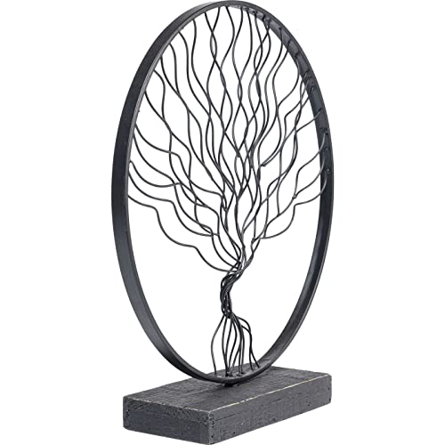 kare-design-deko-objekt-rooted-39-cm-schwarz-metall image 6