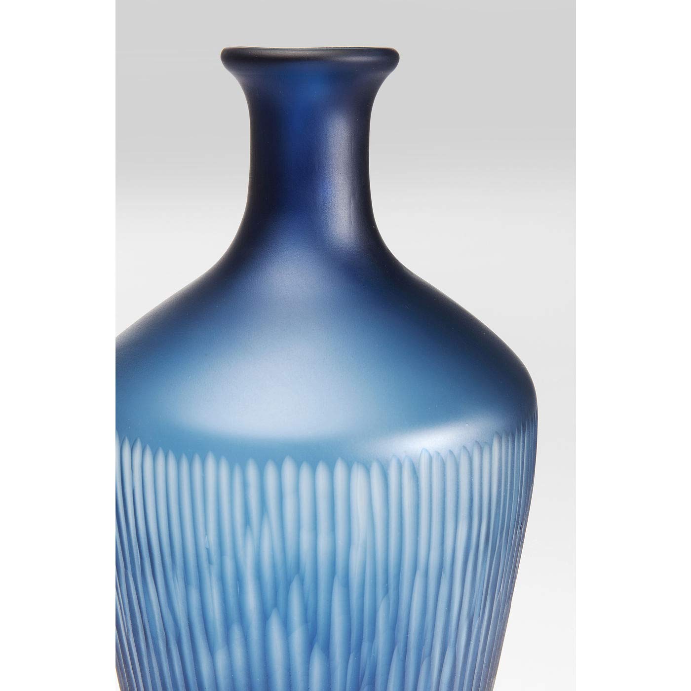 kare-design-vase-cutting-blue-taille-43-cm-bodenvase-mattglas-saphirblau image 3