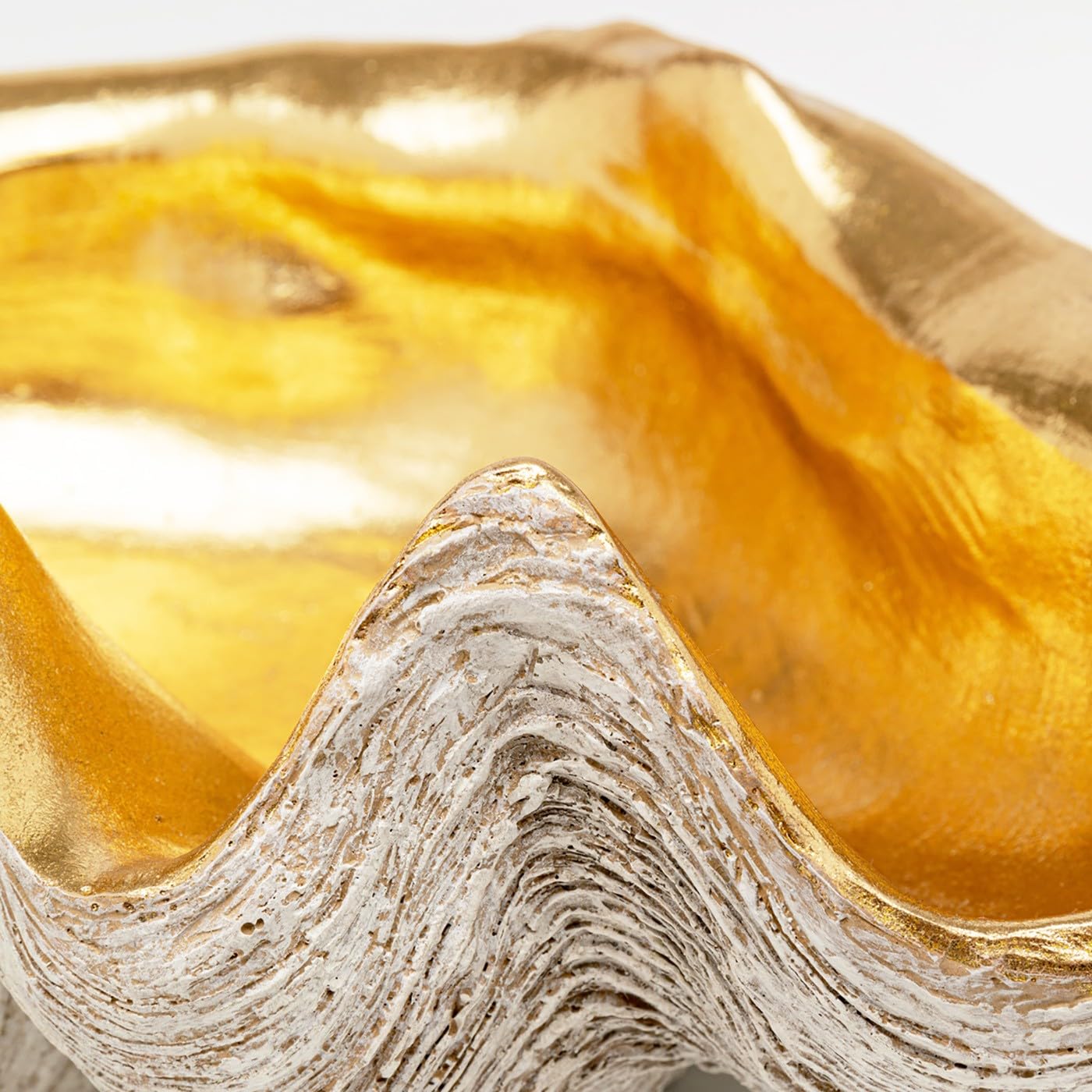kare-design-deko-schale-noble-shell-gold-muschel-14x41x27-cm image 3