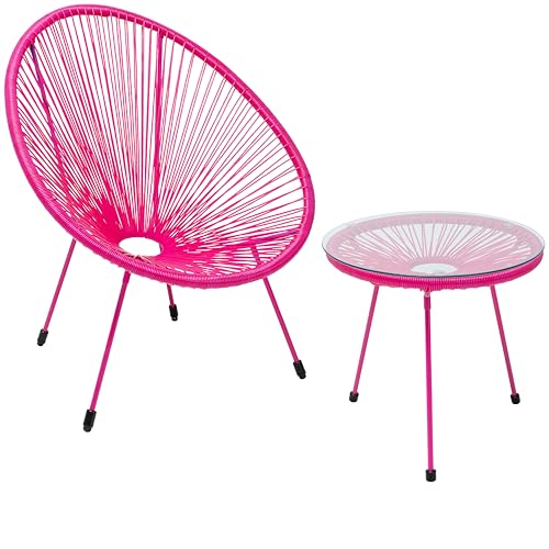 kare-design-gartenm-bel-2er-set-acapulco-mono-pink-sessel-beistelltisch-indoor-o image 7