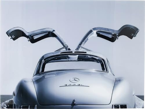 kare-design-glasbild-oldtimer-grau-wandkunst-automotiv-80x120-cm image 7