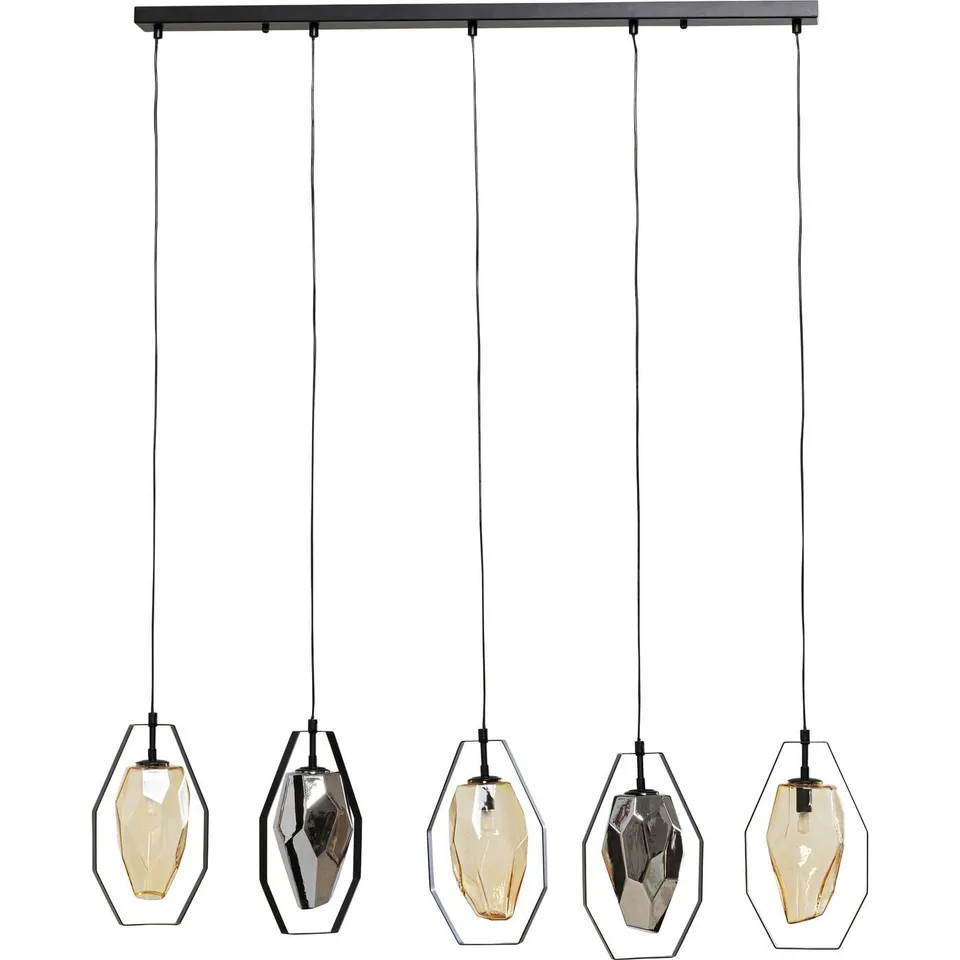 kare-design-h-ngelampe-diamond-fever-dining-schwarz-moderne-h-ngeleuchte-130-cm- image 1