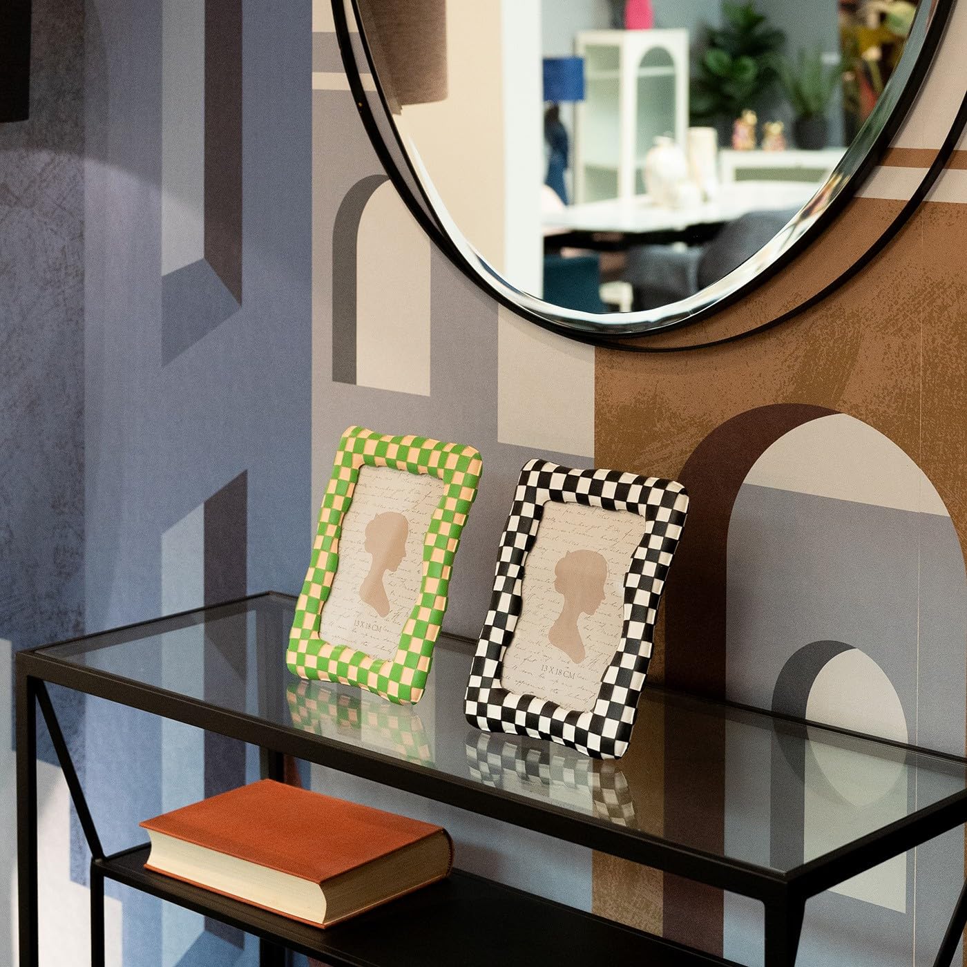 kare-design-checker-bilderrahmen-schwarz-wei-schachbrett-13x18-cm image 5