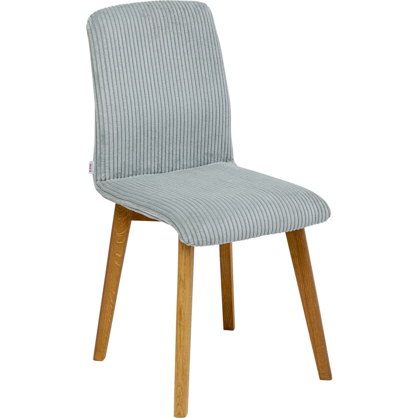 kare-design-stuhl-lara-cord-esszimmerstuhl-blau-eiche-92x44x45-cm image 6