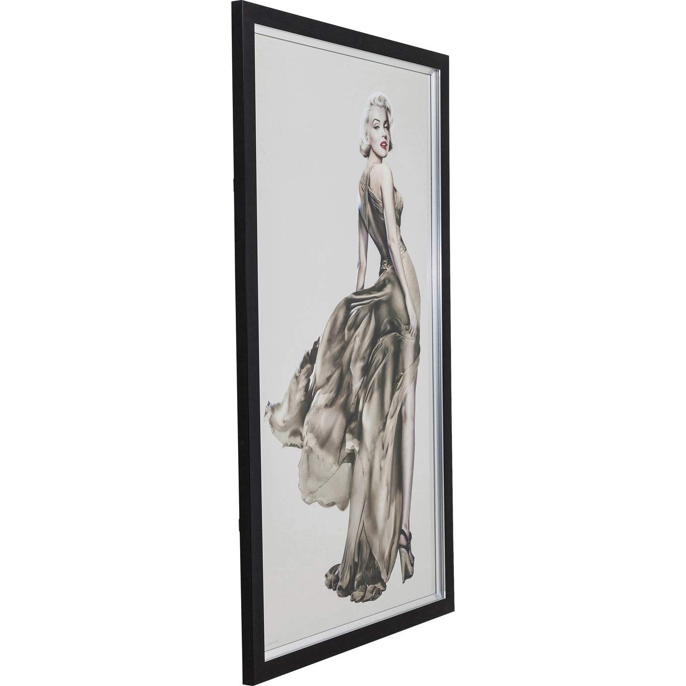 kare-design-frame-marilyn-glasbild-172x100cm-grau-schwarz image 6