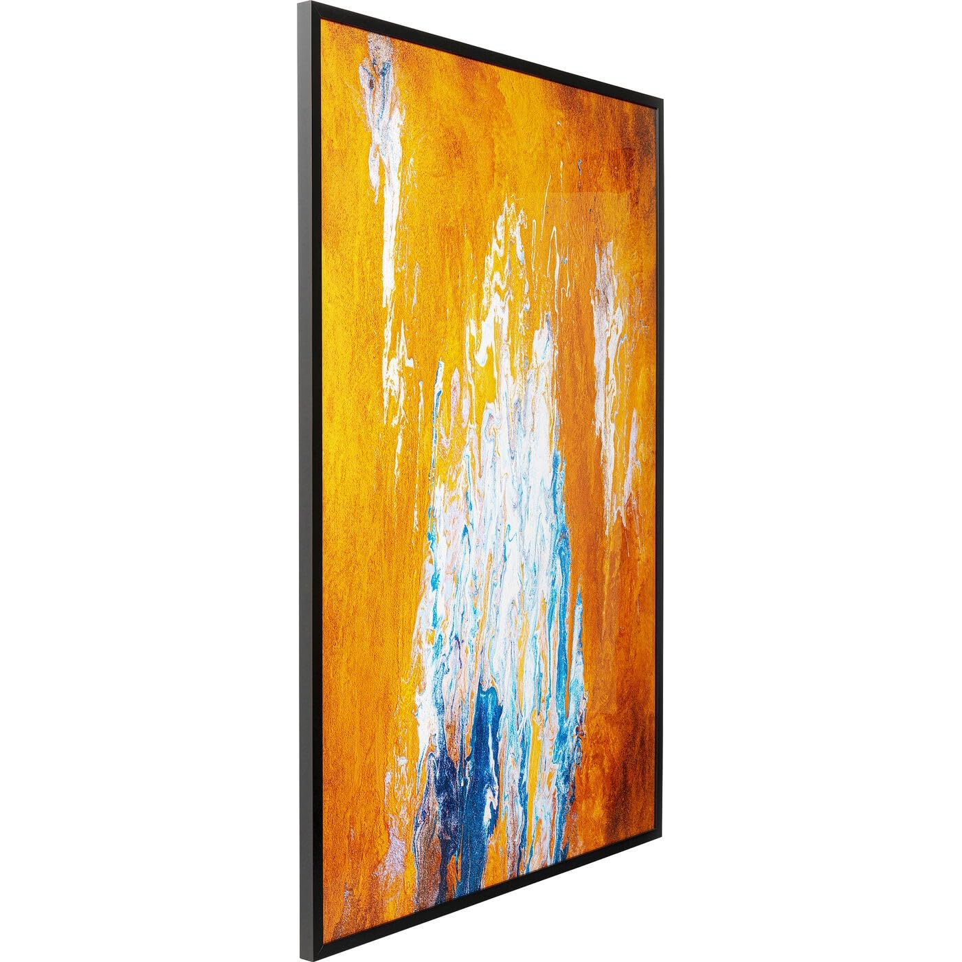 kare-design-artistas-wandbild-orange-leinwandbild-180x120-cm-mit-schwarzem-rahme image 4