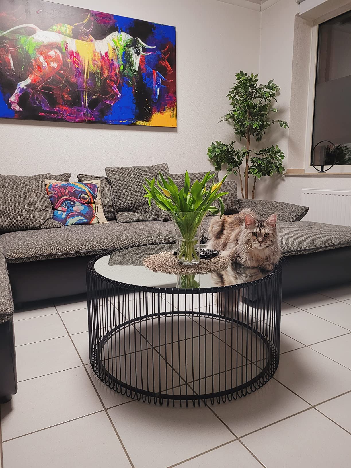 Eleganter Mittelpunkt im Wohnzimmer