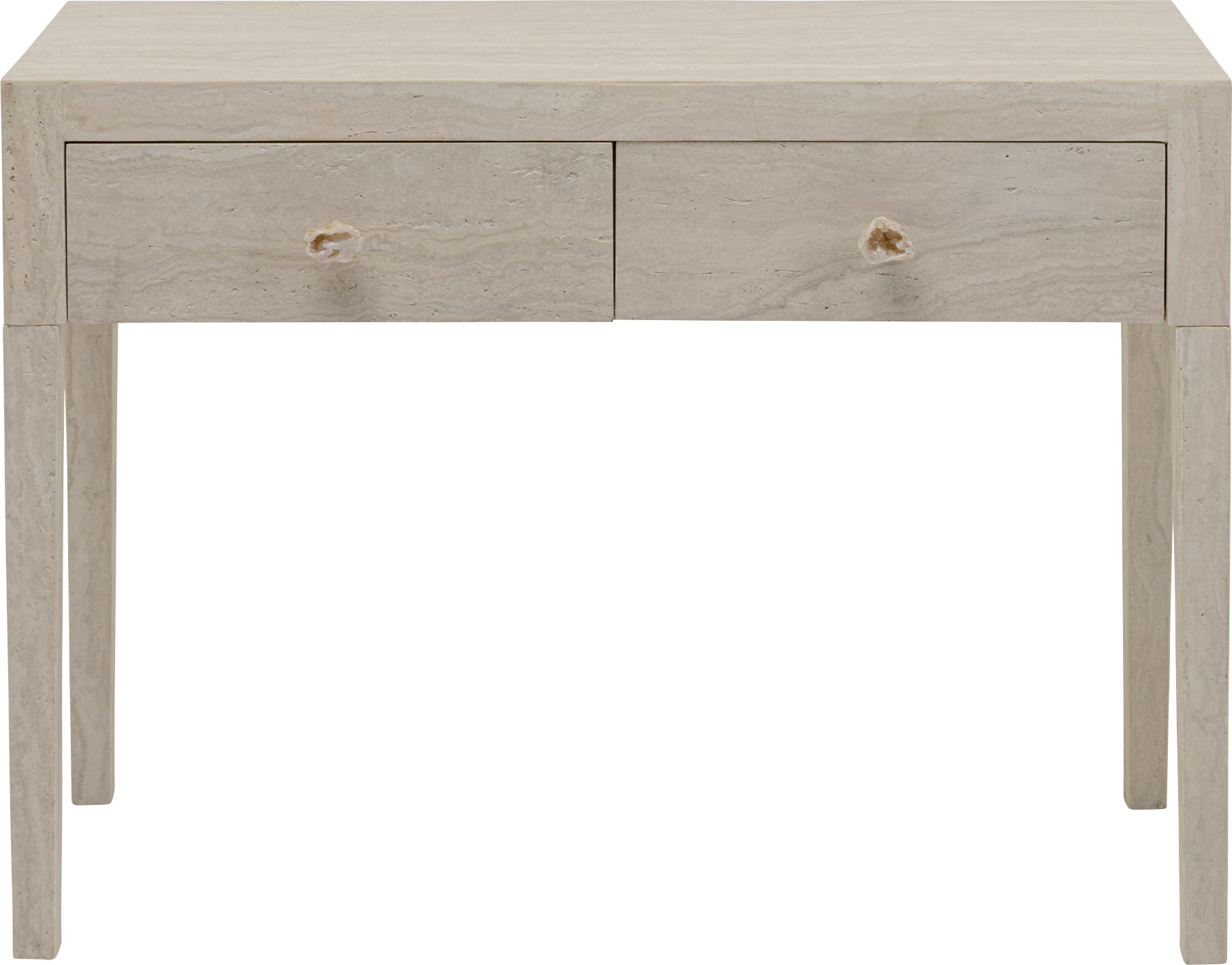 kare-design-konsole-travertino-drawers-100x77x40-cm-beige-mit-2-schubladen image 1