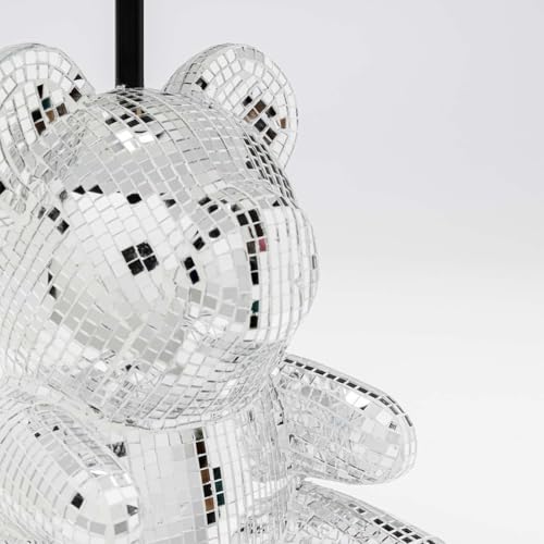 kare-design-bear-disco-tischlampe-40-cm-schwarz-silber image 8