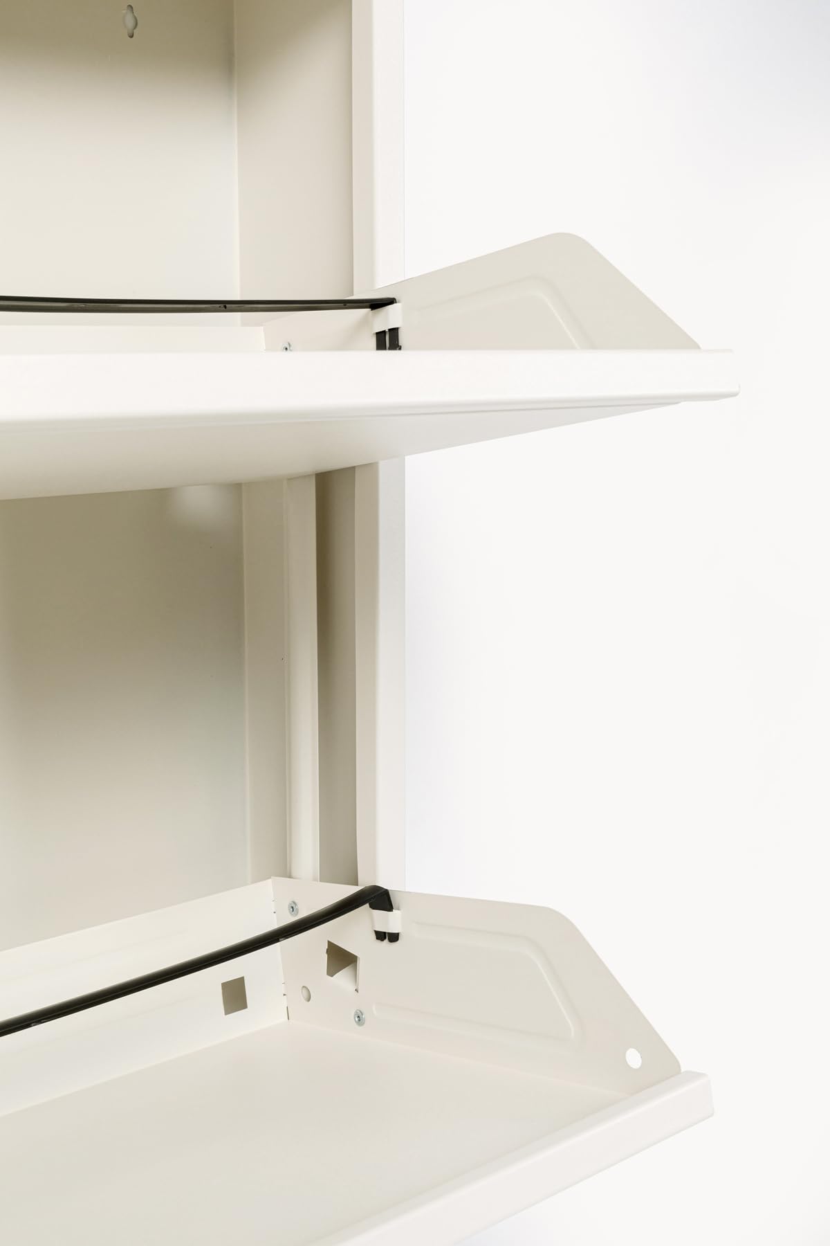 kare-design-schuhschrank-caruso-creme-5-klappen-stahl-170-cm-hoch image 5