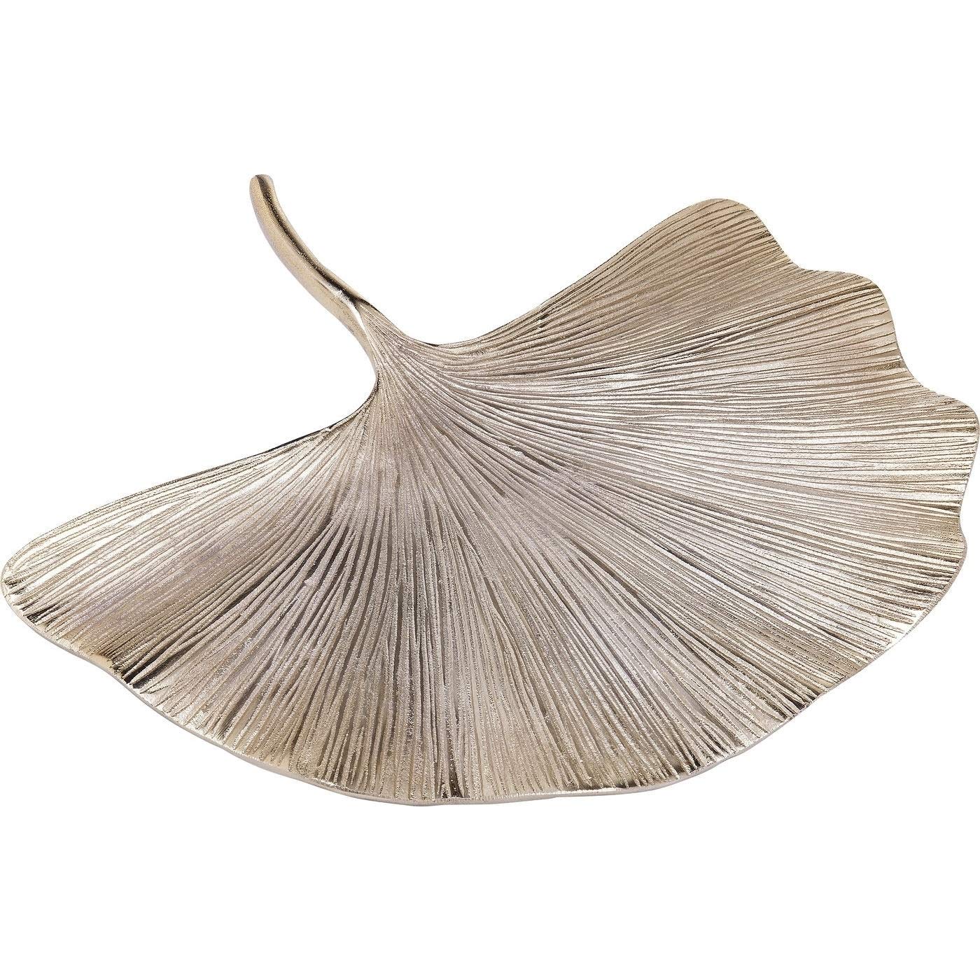 kare-design-wandschmuck-ginkgo-leaf-wei-gold-44x50x8-cm image 1