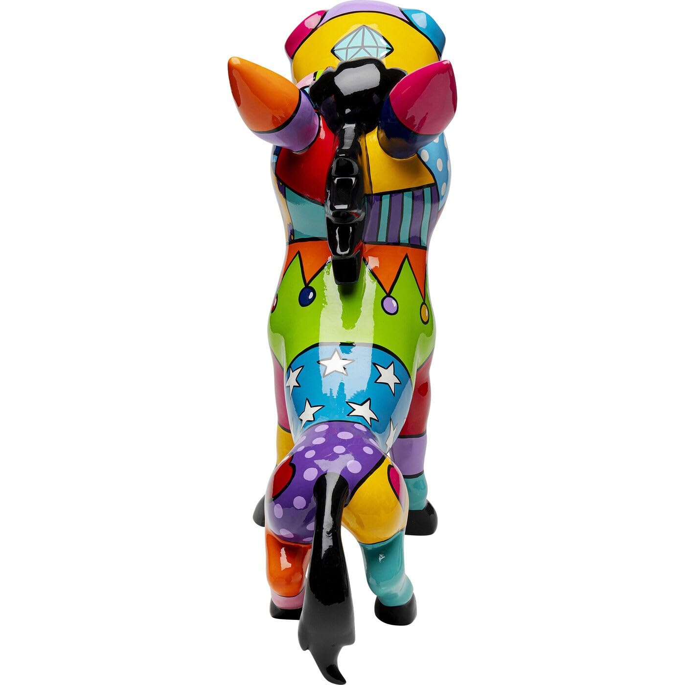 kare-design-deko-figur-donkey-patchwork-bunt-54-cm-handbemalte-esel-tierfigur-ku image 4