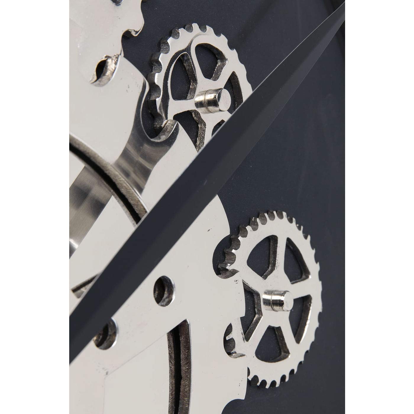 kare-design-wanduhr-gear-silber-60-cm-aluminium-quarzuhr image 6