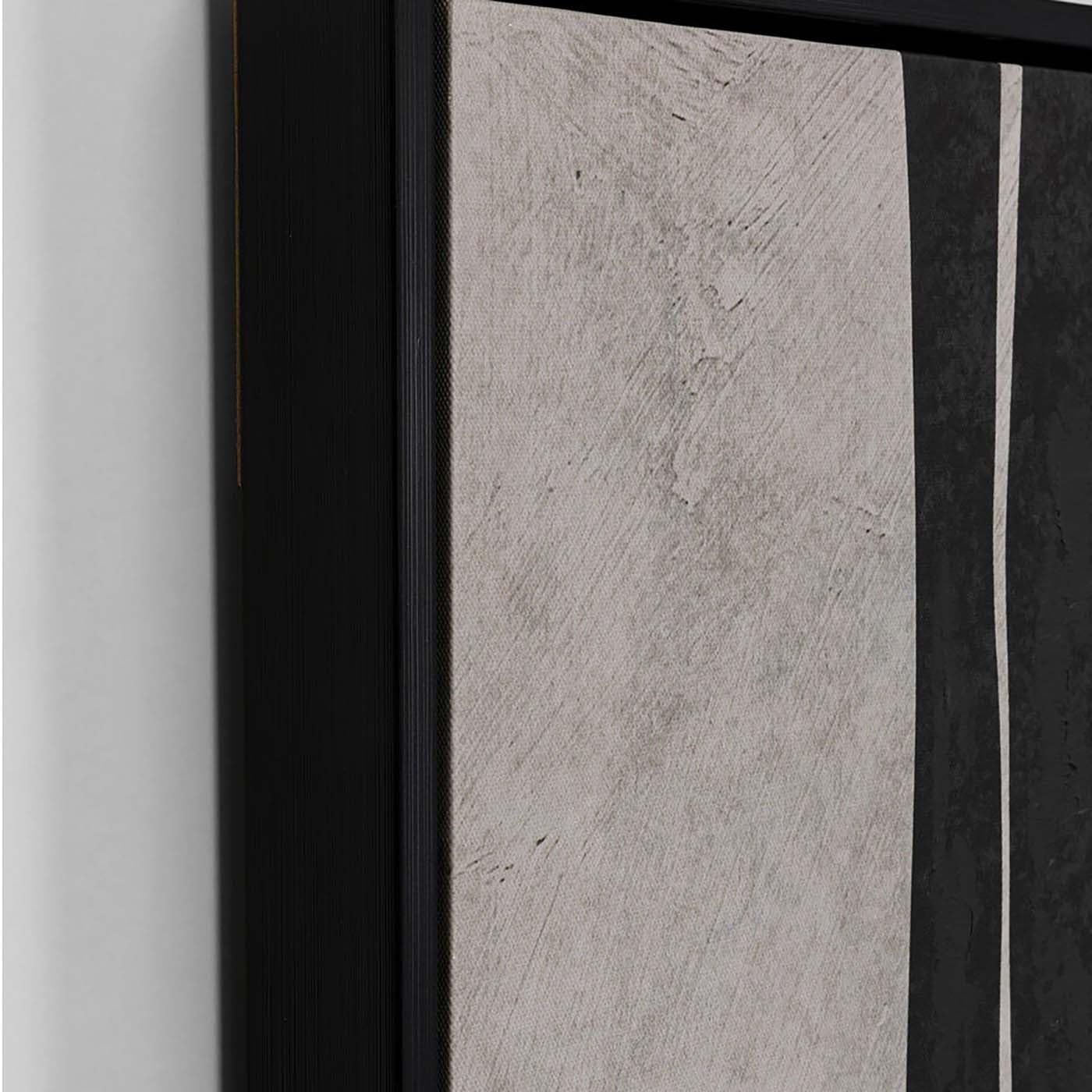 kare-design-wandbild-artistic-blacky-schwarz-wei-gerahmtes-bild-110x70-cm image 3