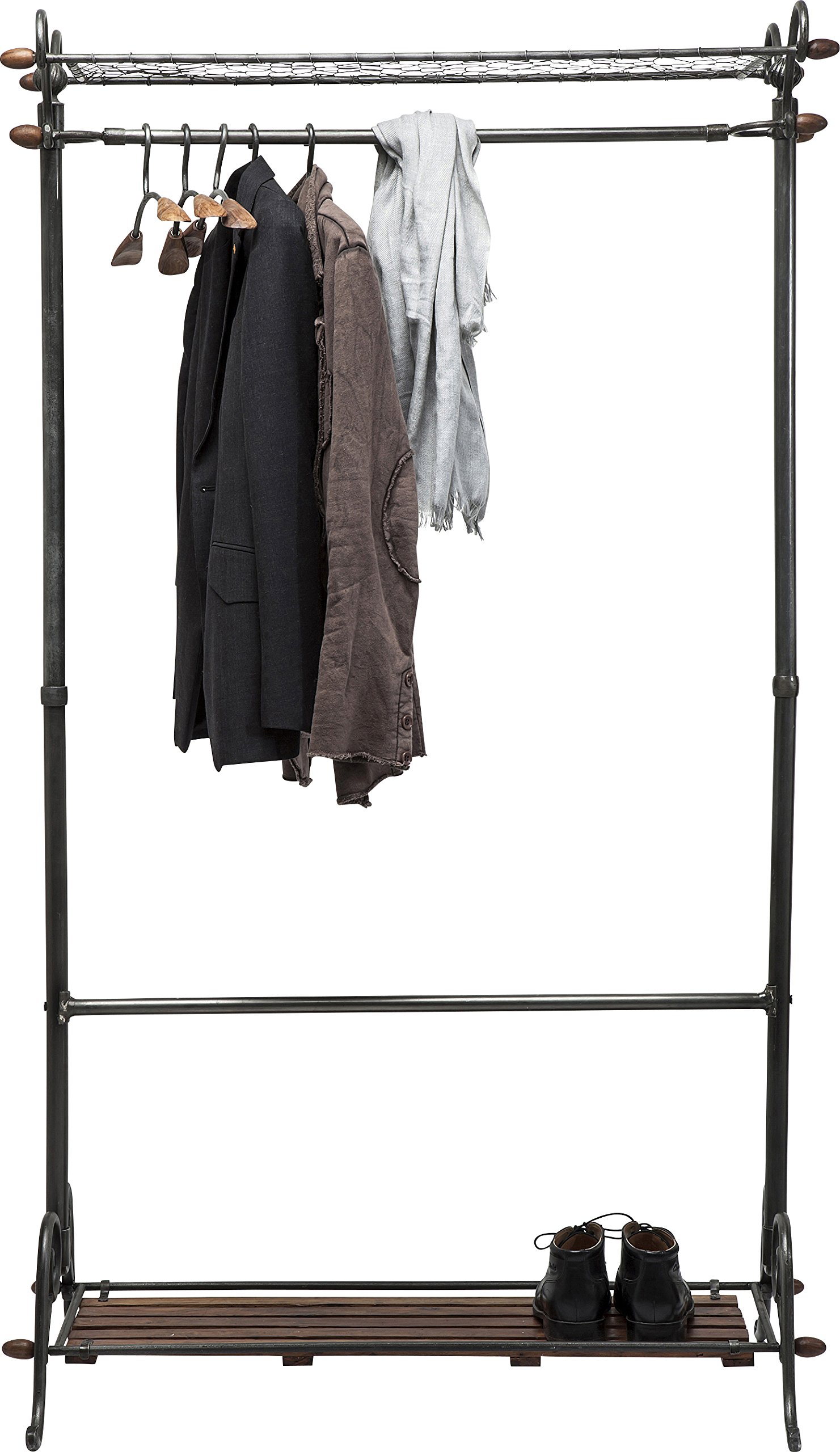 kare-design-garderobenst-nder-cosmopolitan-13-tlg-schwarz-170x100x56-cm image 1