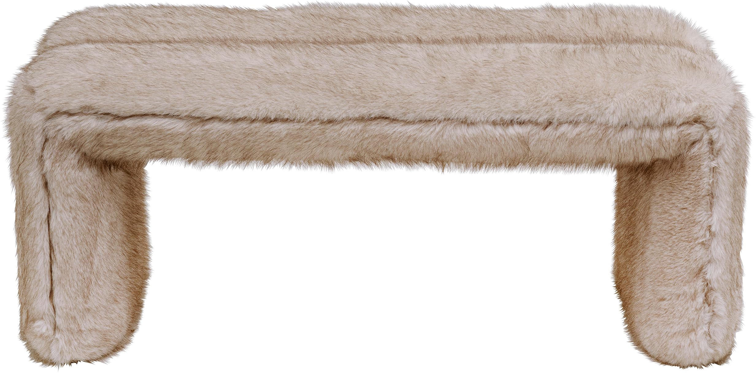 kare-design-lilja-soft-bank-beige-schmale-polsterbank-kunstfell-sitzh-he-42-cm-1 image 1