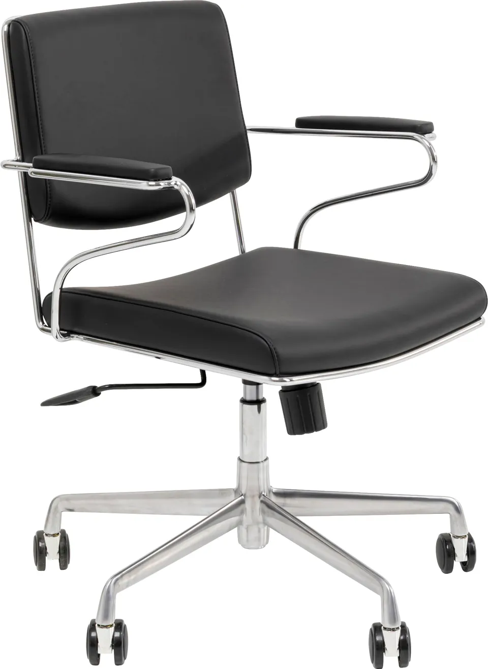 kare-design-b-rostuhl-dottore-drehstuhl-schwarz-h-henverstellbar-360-drehbar image 1