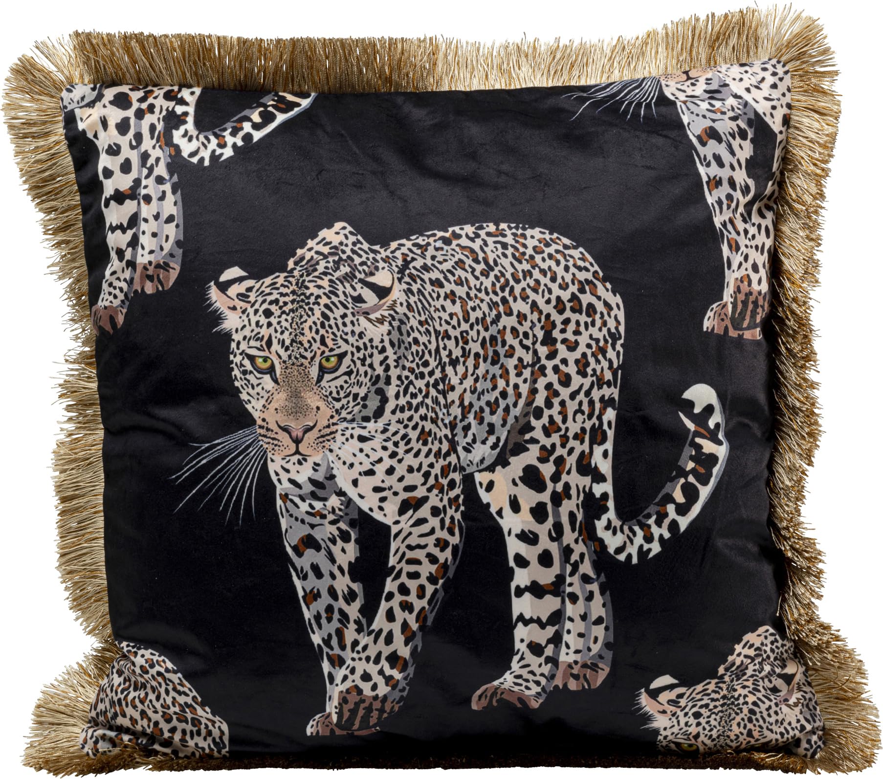 kare-design-running-chetahs-kissen-45x45-cm-gr-n-mit-rei-verschluss image 8