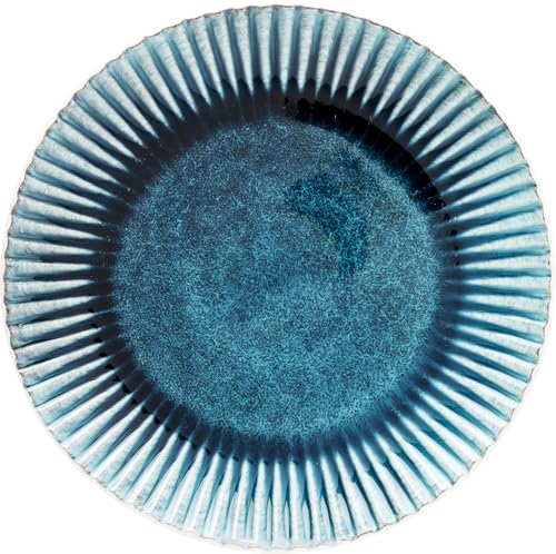 kare-design-teller-azur-rim-essteller-set-4-teilig-blau-28-8-cm-steingut image 8