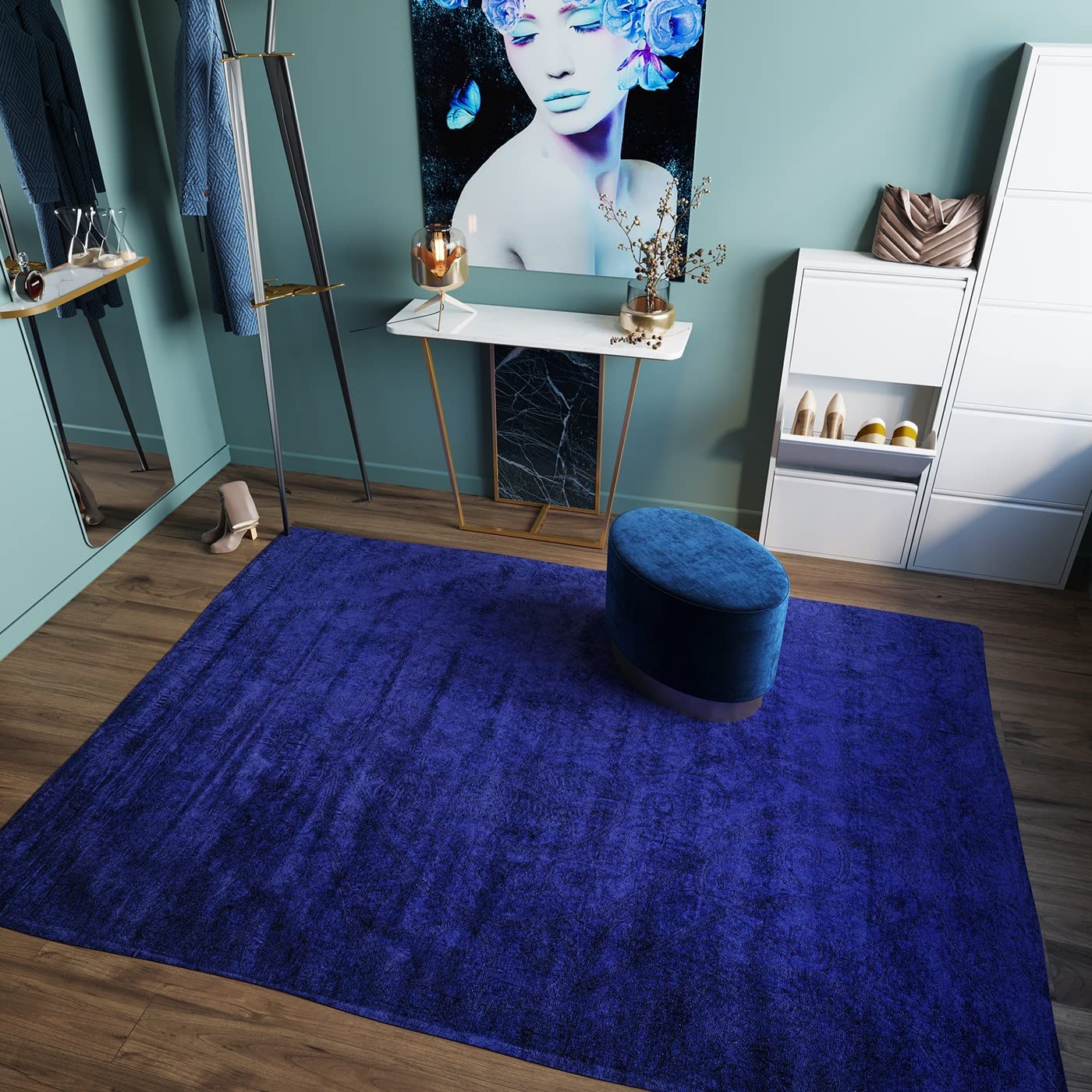 kare-design-teppich-tara-blau-170x240cm image 2