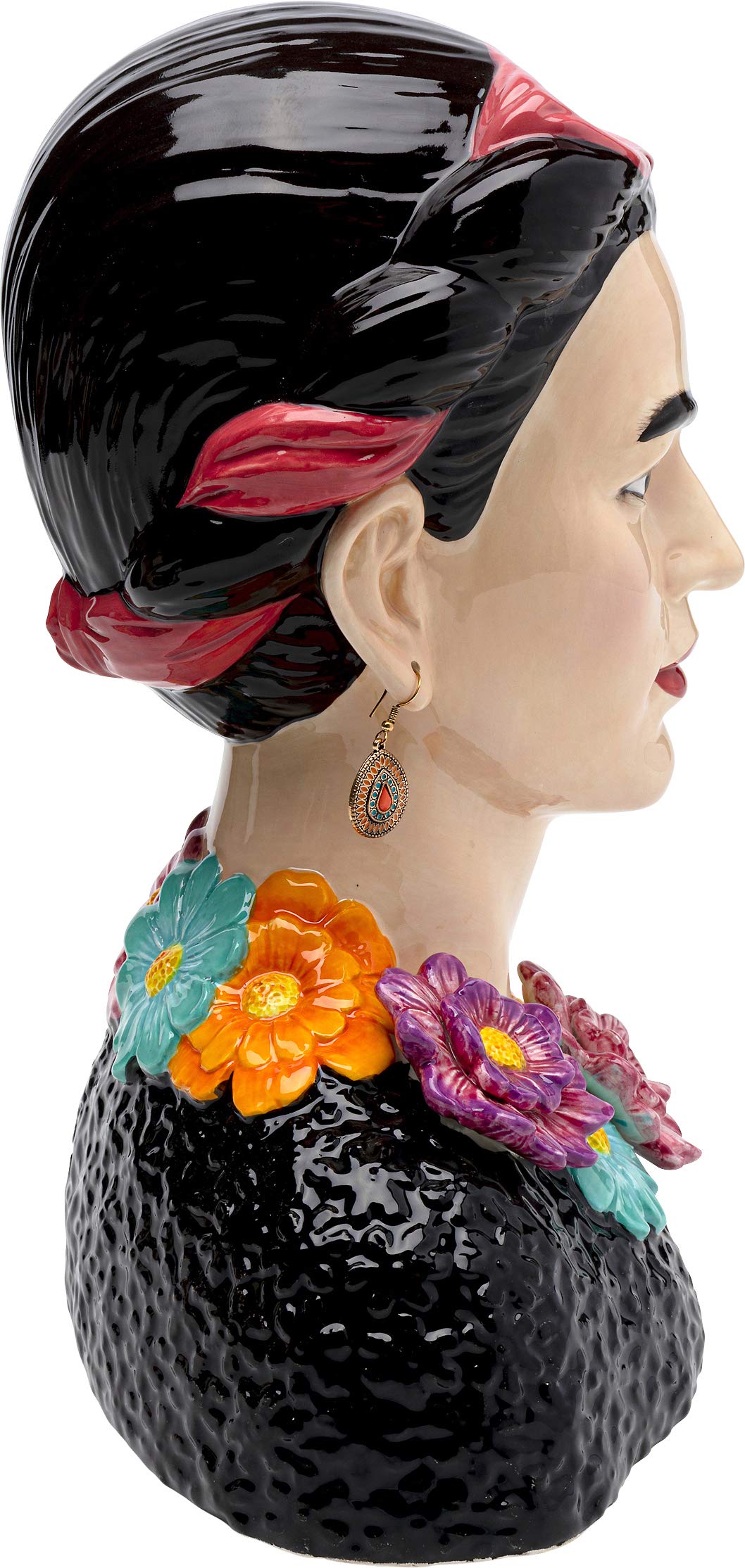 kare-design-style-muse-flowers-deko-vase-keramik-mehrfarbig-34-cm image 4