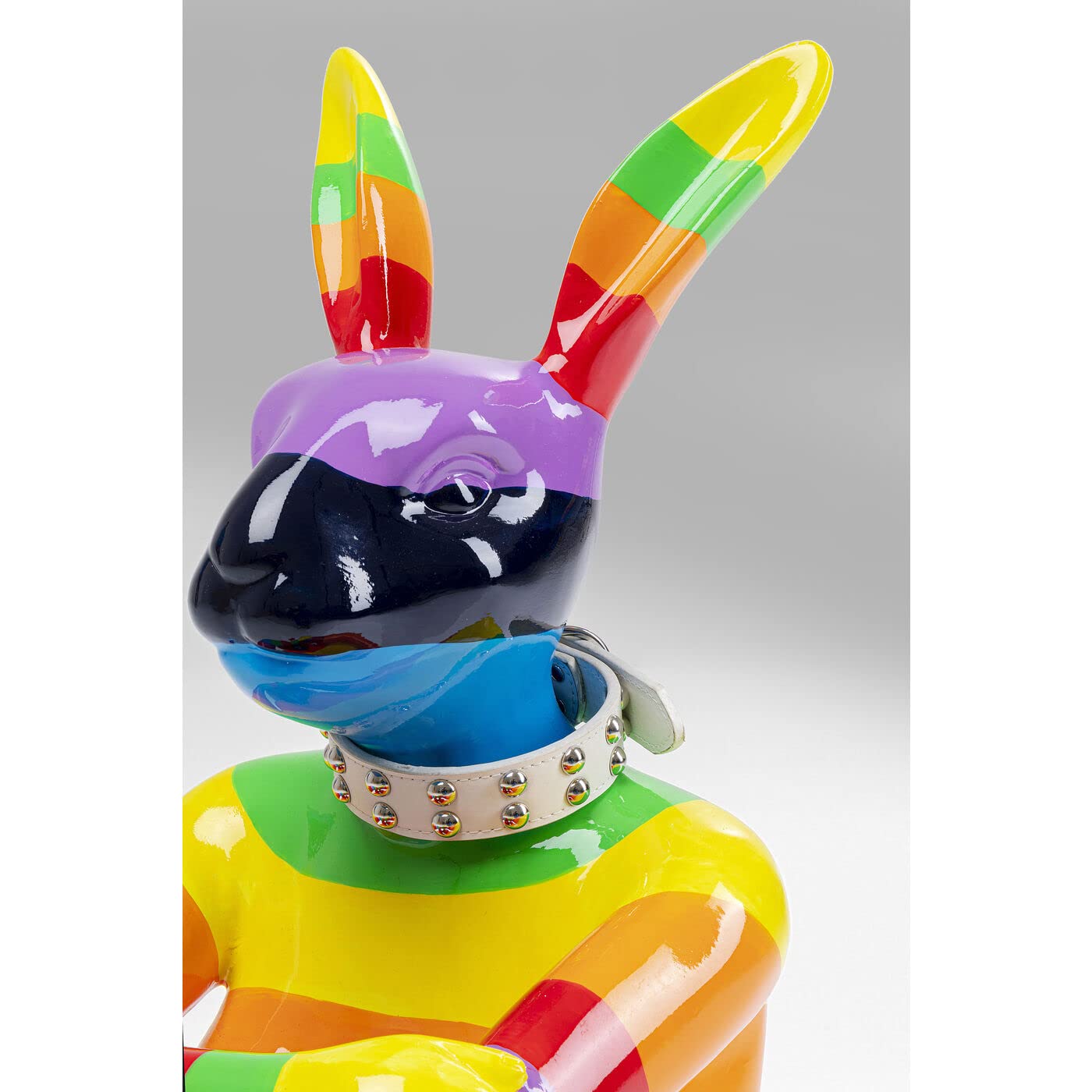 kare-design-sitting-rabbit-rainbow-deko-figur-mehrfarbig-fiberglas-80x35x60-cm image 7