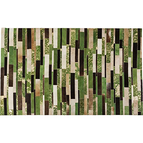 kare-design-teppich-brick-240-x-170-cm-kuhfell-l-ufer-patchwork-gr-n-braun image 8