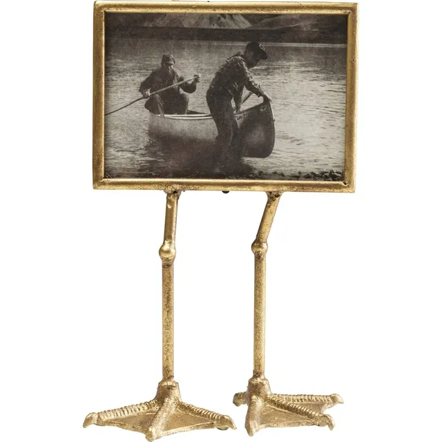 kare-design-rahmen-duck-feet-gold-fotorahmen-entenf-e-horizontal-13x18-cm image 1