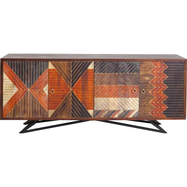 kare-design-sideboard-tomahawk-75x177x45-cm-mango-massivholz-muster image 1