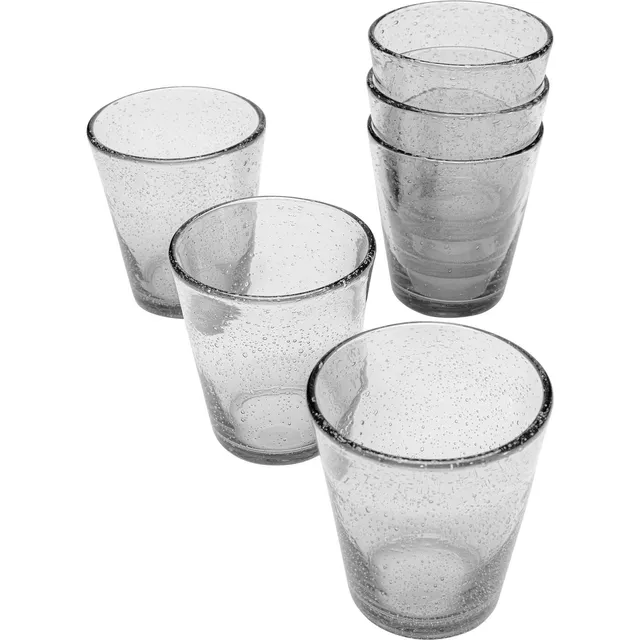 kare-design-glas-set-bubble-6-teilig-klar-330-ml-trinkgl-ser-sp-lmaschinengeeign image 1