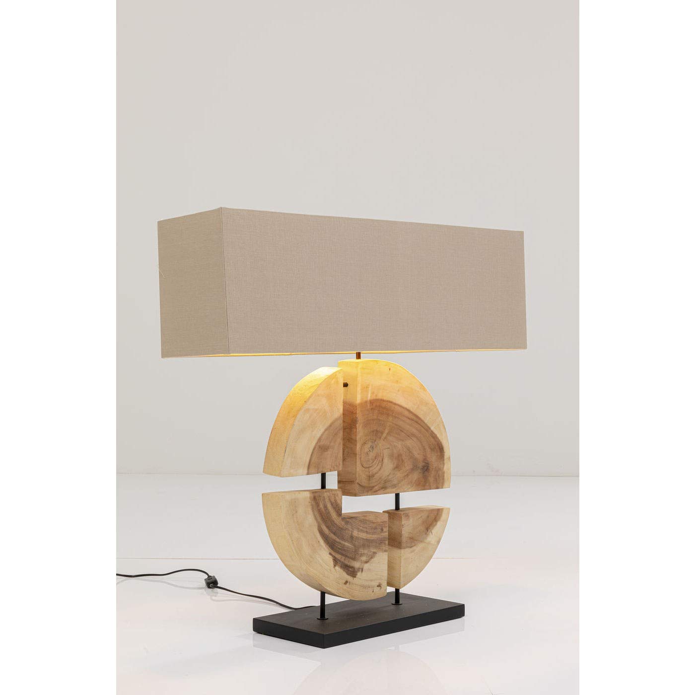 kare-design-tischleuchte-geometrix-braun-62x47x20-cm image 3