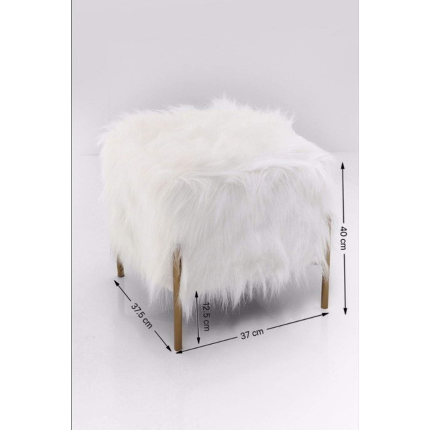 kare-design-hocker-franzi-brown-silver-37x37-cm-sitzhocker-bis-120-kg image 3
