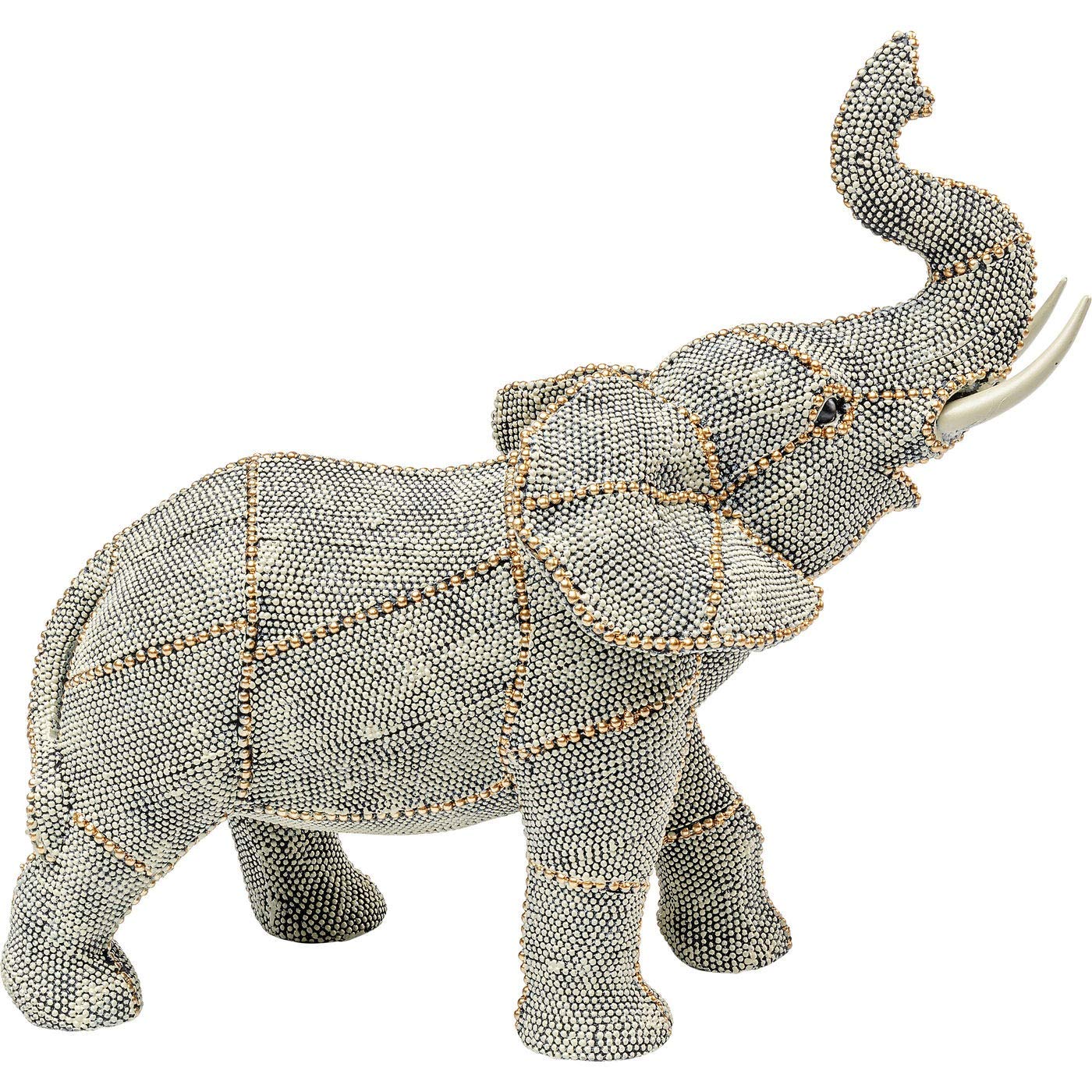 kare-design-deko-figur-walking-elephant-grau-27x29x14-cm image 5