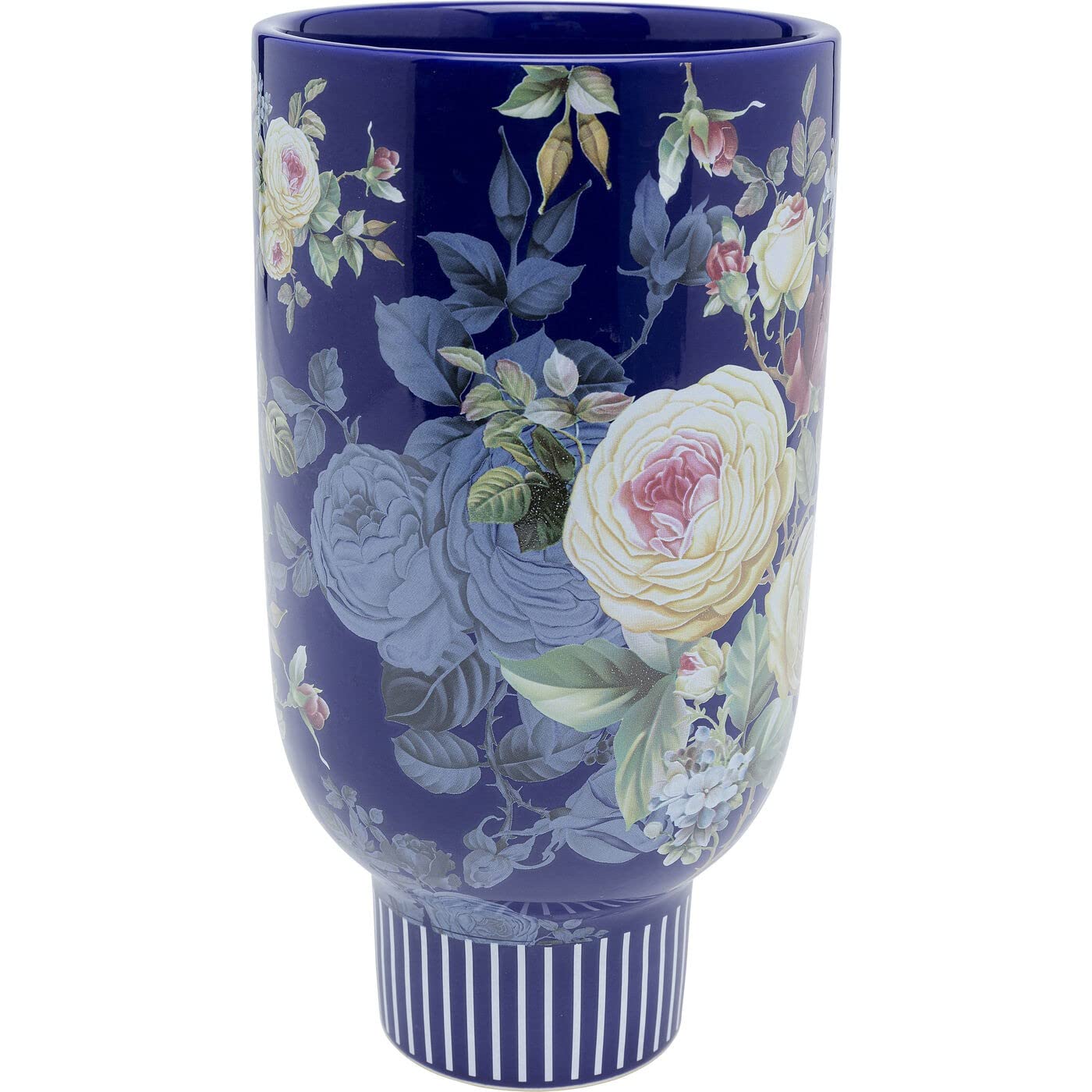 kare-design-deko-vase-rose-magic-blau-blumenvase-27-cm-keramik image 6