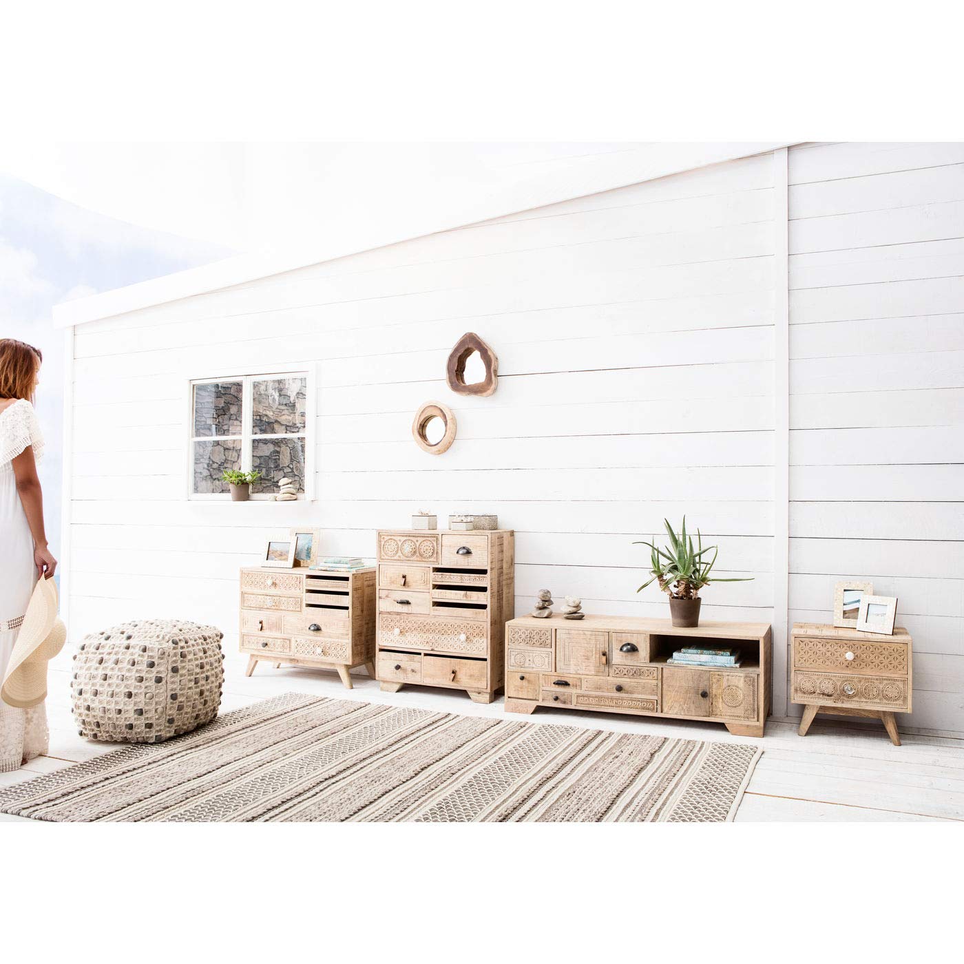 kare-design-puro-kommode-klein-hellbraun-holz-46x50x35-cm image 2