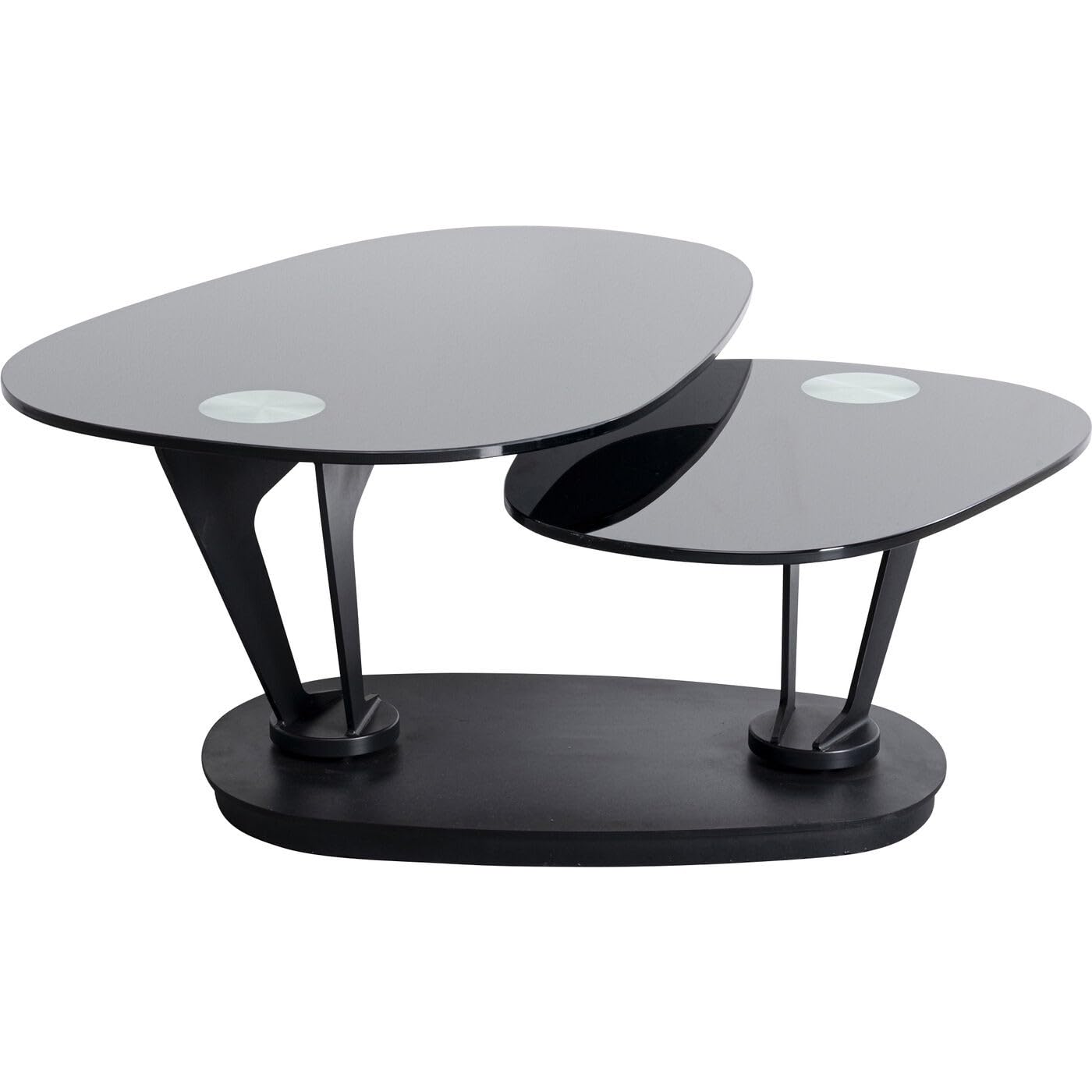kare-design-couchtisch-franklin-150x60-cm-wei-mit-drehbaren-keramik-platten-stah image 6