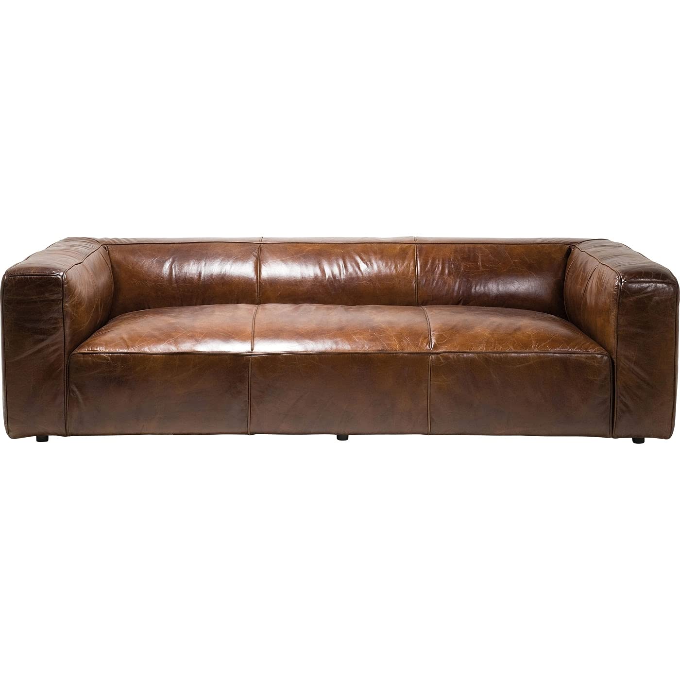 kare-design-sofa-cubetto-2-5-sitzer-vintage-ledersofa-braun-220-cm image 8