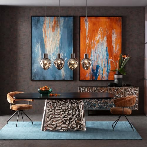 kare-design-wandbild-artistas-leinwandbild-blau-gerahmt-180x120-cm-abstrakt-mode image 7