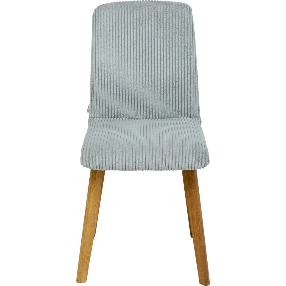 kare-design-stuhl-lara-cord-esszimmerstuhl-blau-eiche-92x44x45-cm image 1