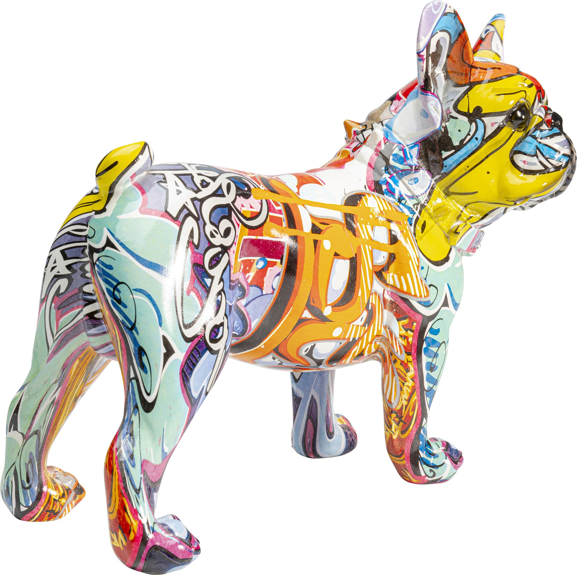kare-design-graffiti-dog-deko-figur-franz-sische-bulldogge-mehrfarbig-22-x-24-x- image 2