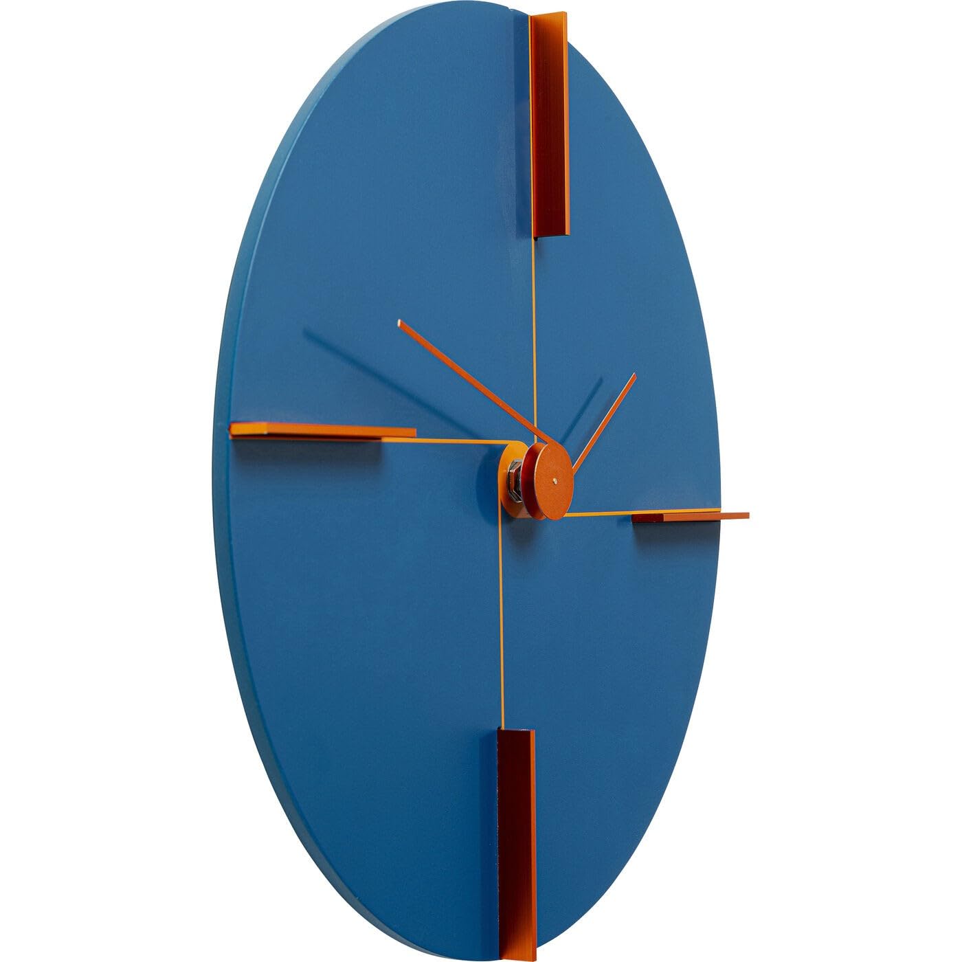 kare-design-wanduhr-felice-blau-30-cm-durchmesser-aluminium-quarzuhrwerk image 4